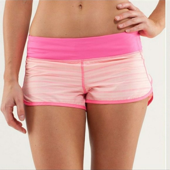 lululemon athletica Pants - Lululemon Parfait Pink Speed Shorts